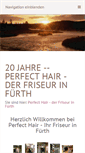 Mobile Screenshot of m-perfect-hair.de